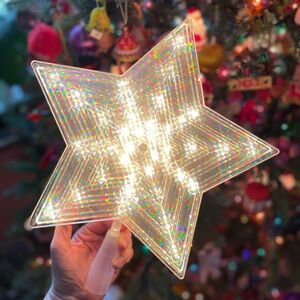 Vintage Christmas Star Tree Topper